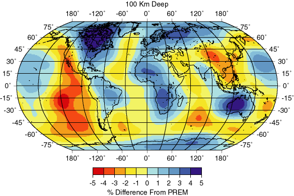 Schematic view of body waves and surface waves at the ground surface.