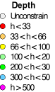 Quake Depth Legend